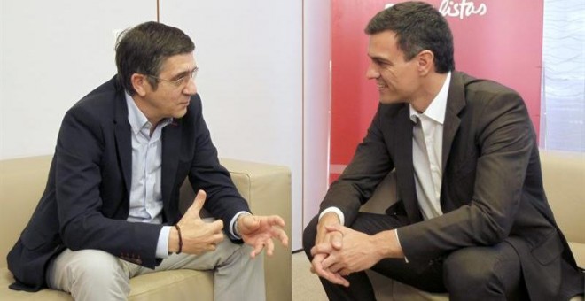 Patxi López y Pedro Sánchez | EFE