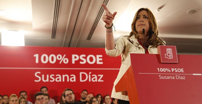 Susana Díaz, candidata a la secretaría general del PSOE./EUROPA PRESS