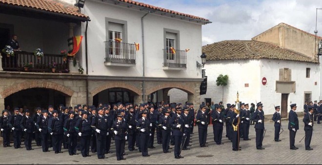 Celebración franquista en Dos Torres, Córdoba