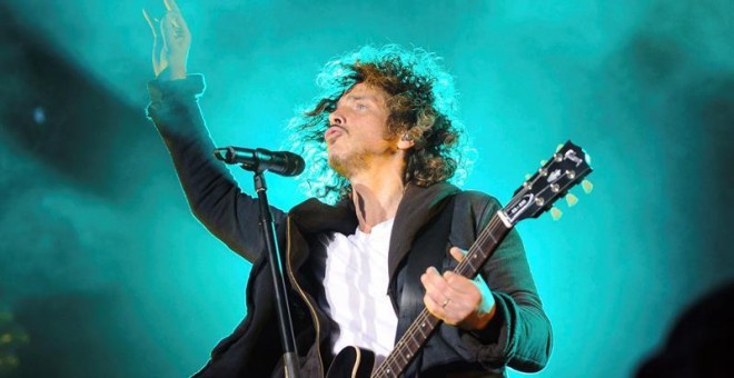 El cantante Chris Cornell durante un concierto en Berlín en 2012. EFE/Britta Pedersen