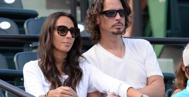 Chris Cornell y su esposa. EUROPA PRESS