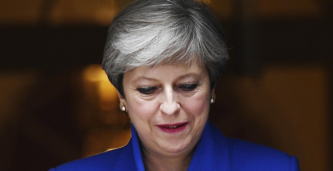La primera ministra británica, Theresa May. EFE/Andy Rain
