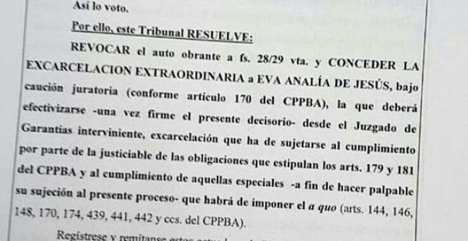 El expediente judicial, divulgado por la periodista Marcela Ojeda