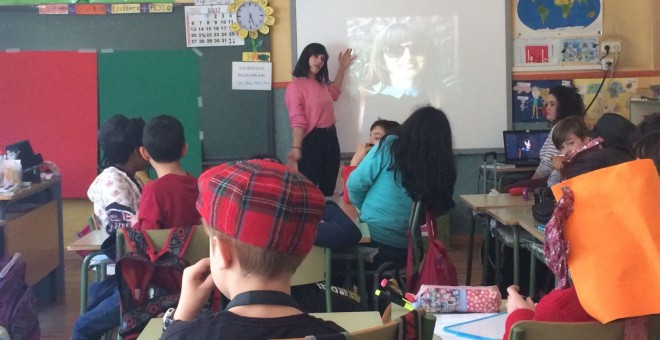 Taller de fotografía impartido por la artista Coco Dávez. / RAQUEL FERNÁNDEZ