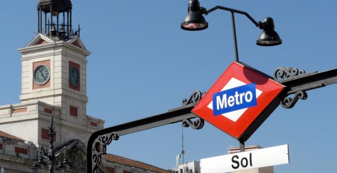 Estación de Metro de Sol en Madrid