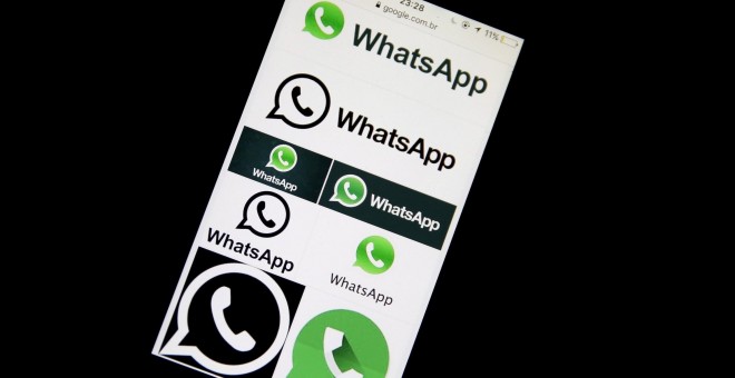 Una ilustración con los logotipos de Whatsapp./REUTERS