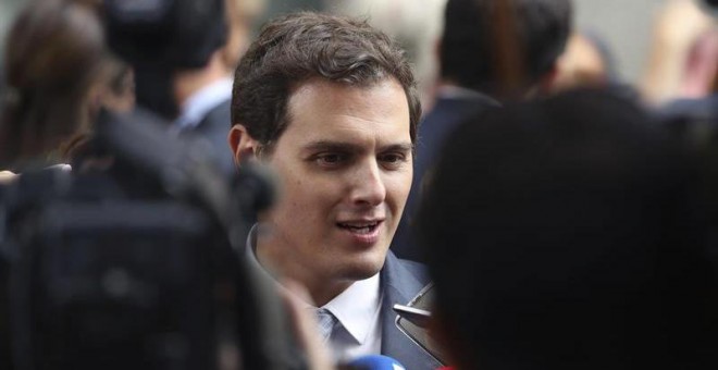 El líder de Ciudadanos, Albert Rivera. | SERGIO BARRENECHEA (EFE)