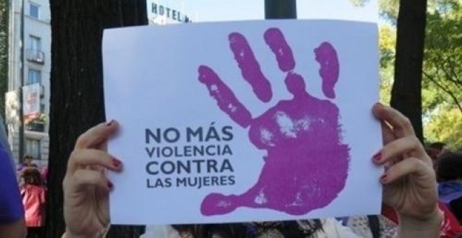 Cartel contra la violencia machista /EUROPA PRESS