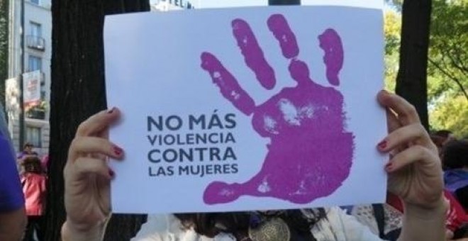 Cartel contra la violencia machista /EUROPA PRESS