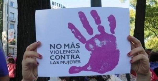 Cartel contra la violencia machista /EUROPA PRESS