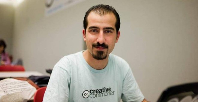 Bassel Khartabil en una imagen de archivo de la página de Facebook The Syria Campaign