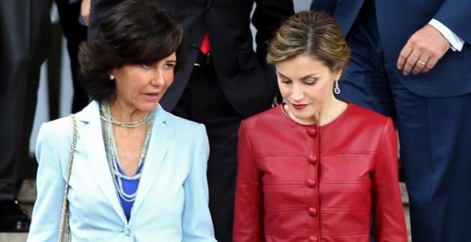 La empresaria Ana Patricua Botín y la reina Letizia / EFE