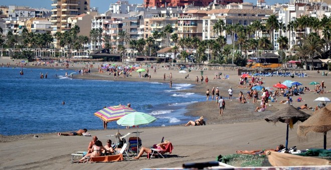 Playa de la localidad malagueña de Estepona. E.P.