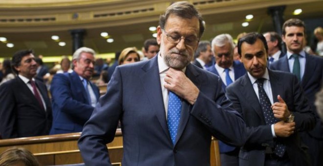 Imagen de archivo del presidente del Gobierno, Mariano Rajoy, que fue llamado el pasado julio a declarar como testigo del casoGürtel, la mayor trama de corrupción política en España / AP