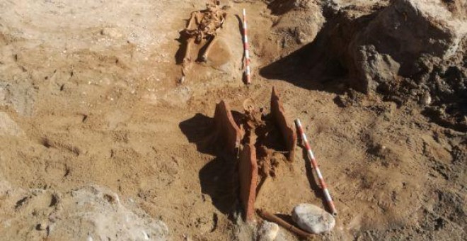 Confirman la existencia de una necrópolis romana en la playa de Sitges.