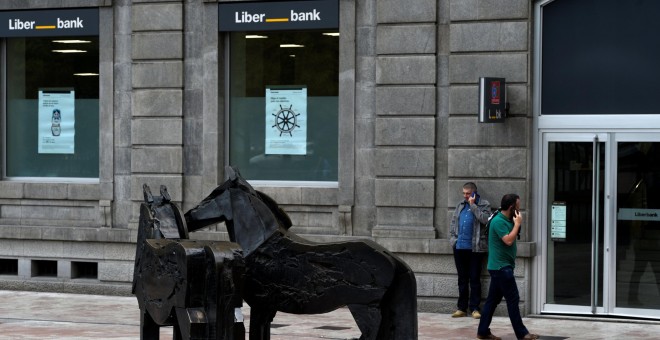 Edificio de la sede de Liberbank, en Oviedo. REUTERS