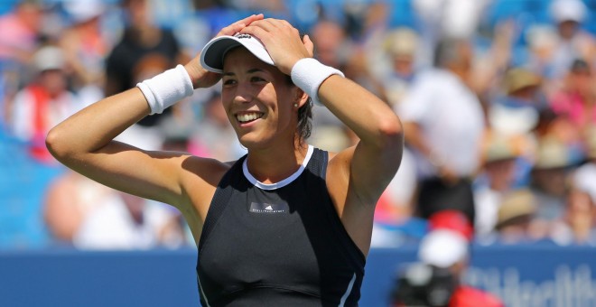 Garbiñe Muguruza en una imagen de archivo. - REUTERS