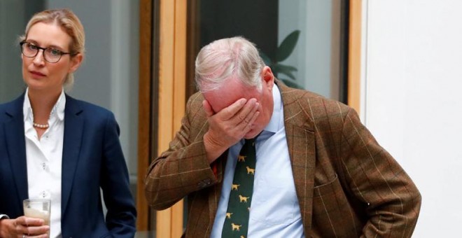 Alice Weidel y Alexander Gauland, líderes del partido ultraderechista AfD el pasado 21 de agosto de 2017 en Berlín. | REUTERS