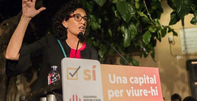 La secretaria general de ERC, Marta Rovira. / QUIQUE GARCÍA (EFE)
