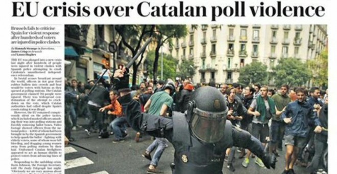 Resultado de imagen de Represion 1-O Cataluña