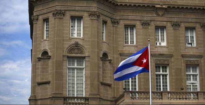 La Embajada de Cuba en Washington. REUTERS/Carlos Barria