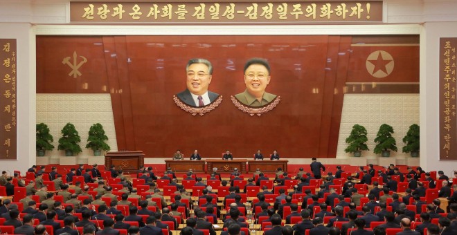 El segundo pleno del Comité Central del Partido de los trabajadores de Corea del Norte./REUTERS