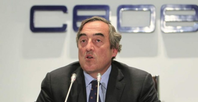 Juan Rosell, presidente de la CEOE /EFE