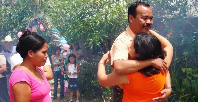 Mirian se reecuentra con su familia en Guatemala
