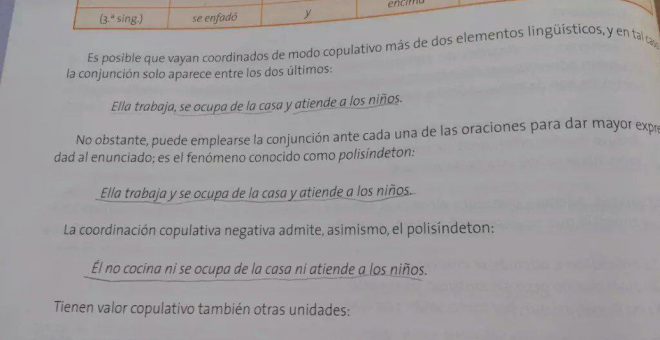 Ejemplos de estereotipos sexistas en libro de lengua