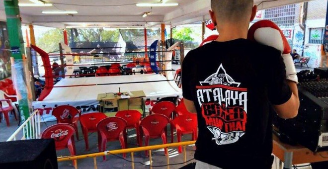 Jornada de boxeo en la Atalaya, una de las actividades que se practica en el centro.