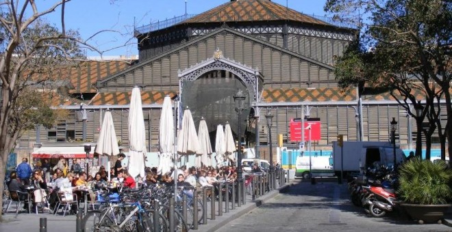 Fotografía del Centro Cultural del barrio del Born, Barcelona. / B.E