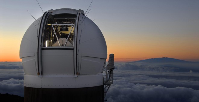 Telescopio Pan-Starrs en Hawai, que descubrió el asteroide foráneo./IFA-UNIVERSITY OF HAWAII