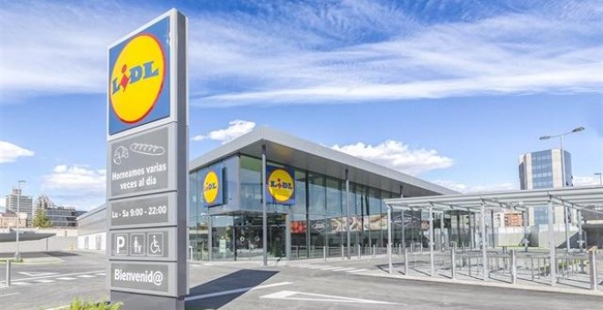 Exterior de un supermercado de la cadena Lidl. EUROPA PRESS