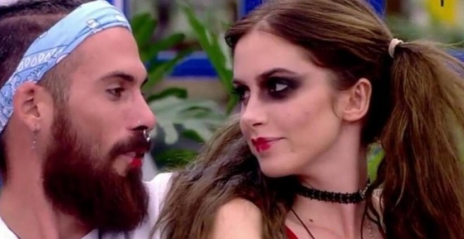 José María y Carlota, en la casa de 'Gran Hermano'.