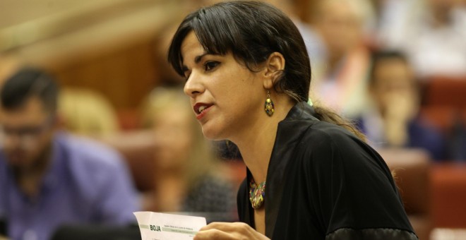 Teresa Rodríguez, líder de Podemos en Andalucía. /Parlamento de Andalucía