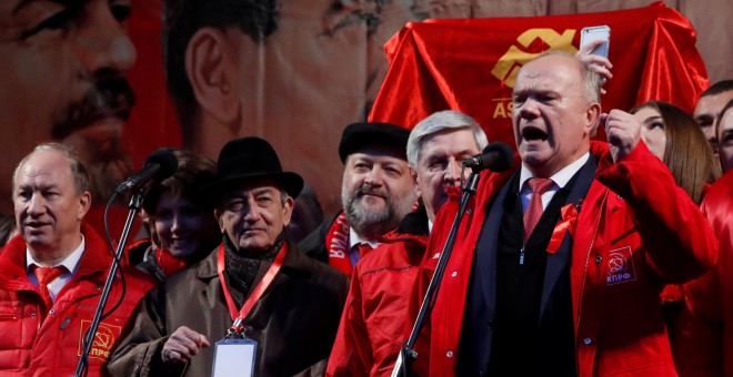 Gennady Zyuganov, líder del Partido Comunista Ruso. /REUTERS