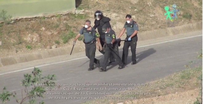 Actuación ilegal de la Guardia Civil en la Frontera de Melilla / PRODEIN