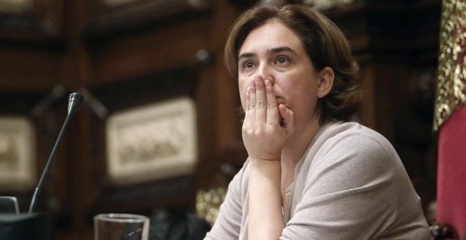 La alcaldesa de Barcelona Ada Colau.- EFE