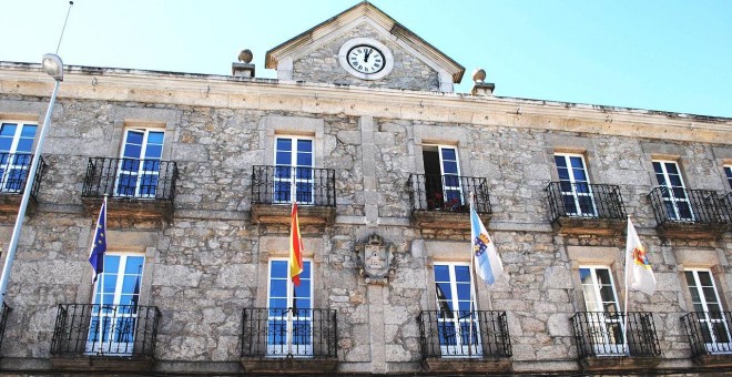 Edificio del Ayuntamiento de la localidad lucense de Guitiriz.