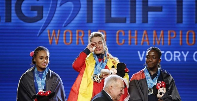 Valentín tras ganar la competición en Anaheim (Estados Unidos). EP