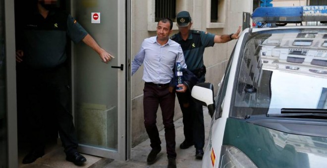 El Guardia Civil acusado de intentar matar con veneno a una compañera, a su marido y a su hijo de 3 años. EFE/Manuel Lorenzo.