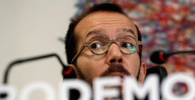 El portavoz de la Ejecutiva de Podemos, Pablo Echenique. EFE/Fernando Alvarado