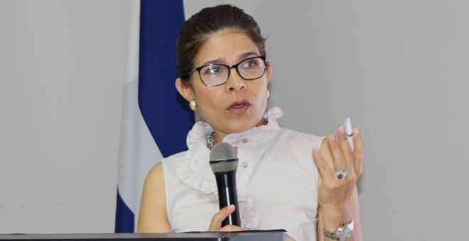 La hermana del presidente de Honduras, Hilda Hernández. /REUTERS