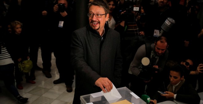 Vota el candidato al Parlament por Catalunya en Comú, Xavi Domenech. / Reuters