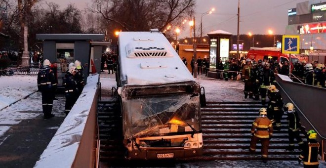 Al menos cinco personas mueren arrollados por un autobús en Moscú./EFE