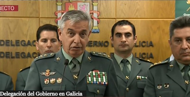 En dicha comparecencia han intervenido el coronel jefe de la Comandancia de A Coruña y el coronel jefe de la Unidad Central Operativa (UCO), junto con el delegado del Gobierno en Galicia.