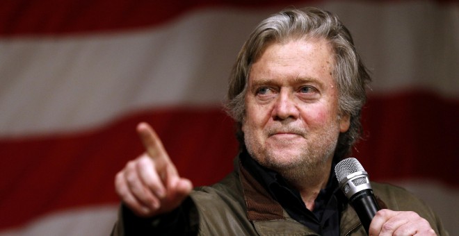 El exresponsable de estrategia de la Casa Blanca, Steve Bannon. /REUTERS