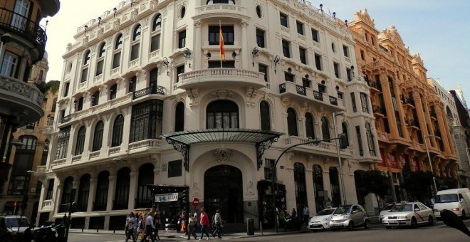 El Casino Militar de Madrid, que el próximo sábado 27 de enero acogerá un acto para exaltar a un neonazi condenado por atacar Blanquerna.