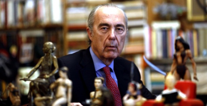 Luis Alberto de Cuenca en una entrevista a Europa Press. E.P.