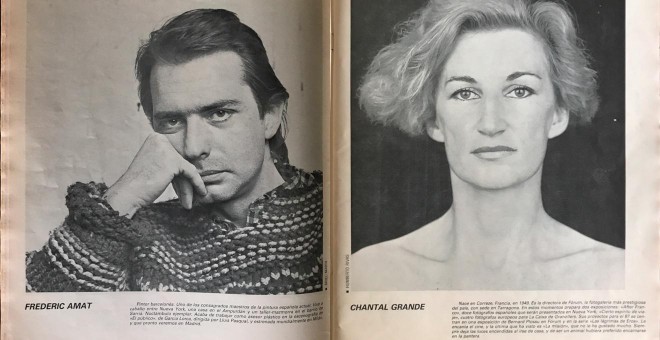 Frederic Amat y Chantal Grande en la revista 'La Luna de Madrid'.